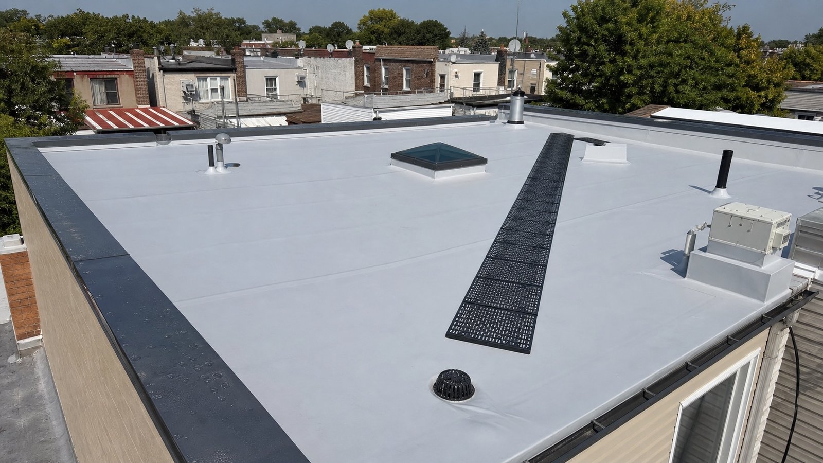 roofing material and finish example for a Kew Gardens Queens project
