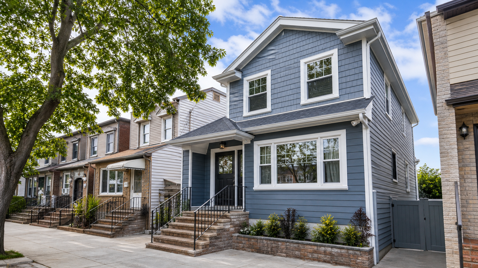 window installation and replacement material and finish example for a Flushing Queens project